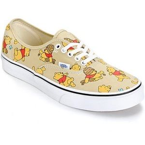 rare winnie the poo vans !! size 7.5 women’s !
